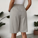(Compre 1 Leve 2) Shorts Saia Celenne™ em Linho de Algodão com Conforto Premium